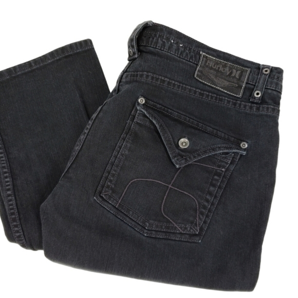 Men's Hurley Jeans Size 36 Dark Wash Straight Leg - Picture 12 of 12